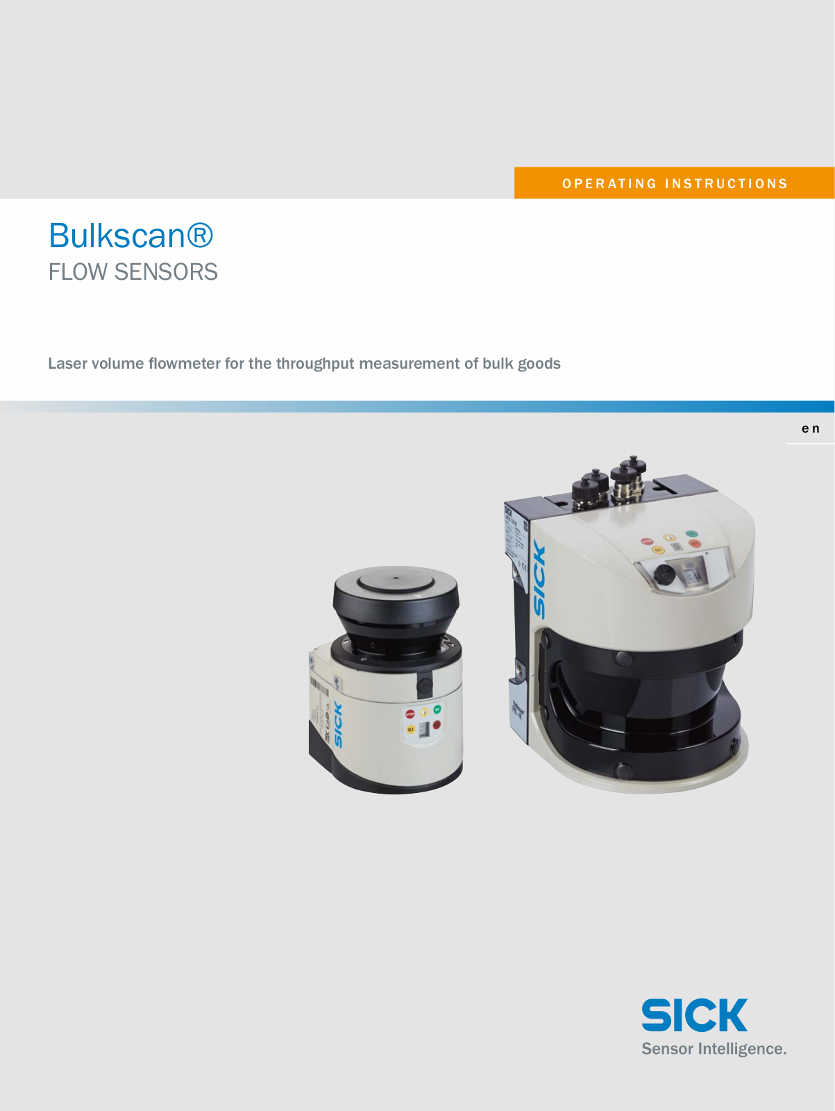 SICK Bulkscan Operating Instructions Manual