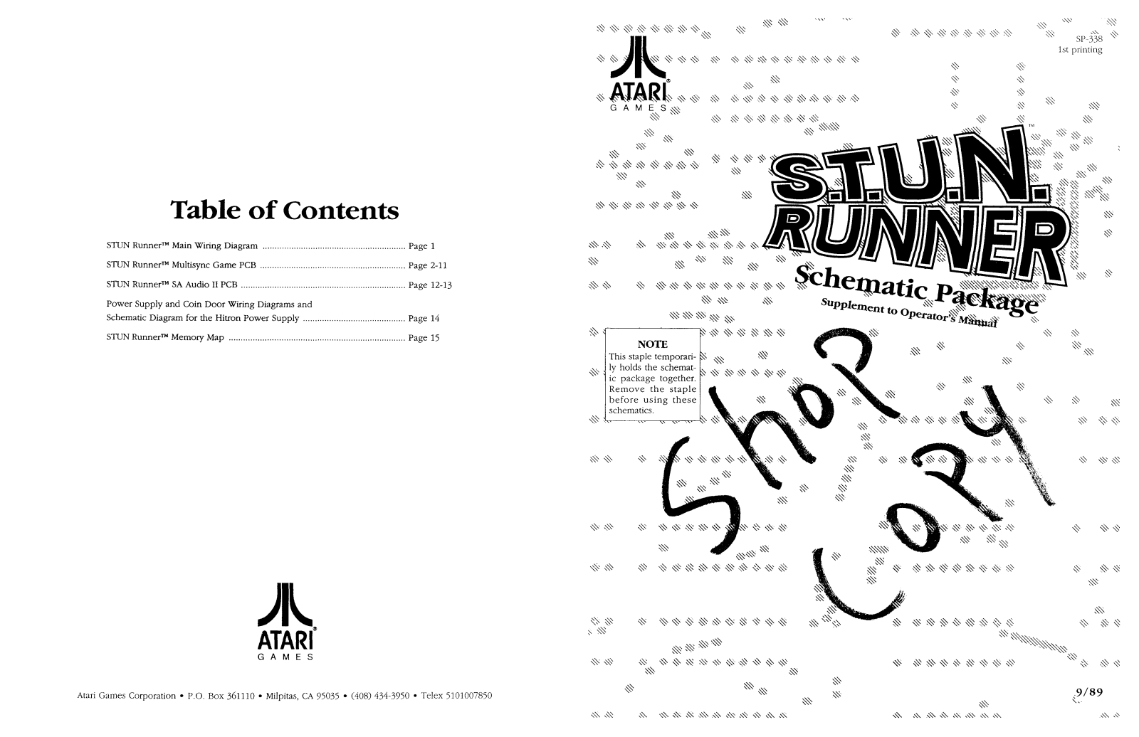 atari SP-338 User Guide