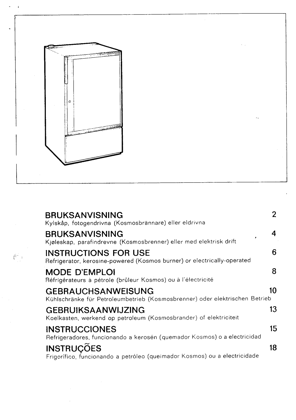 electrolux RAK662 User Manual