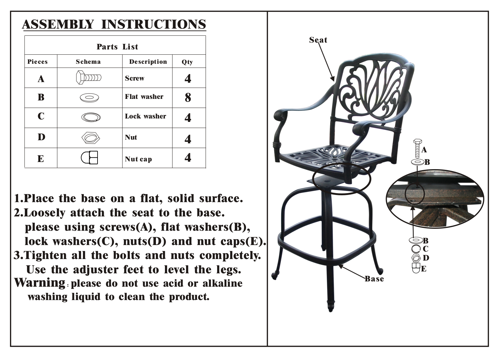 Three Posts THPS1749 Installation & Assembly - ManualMachine.com