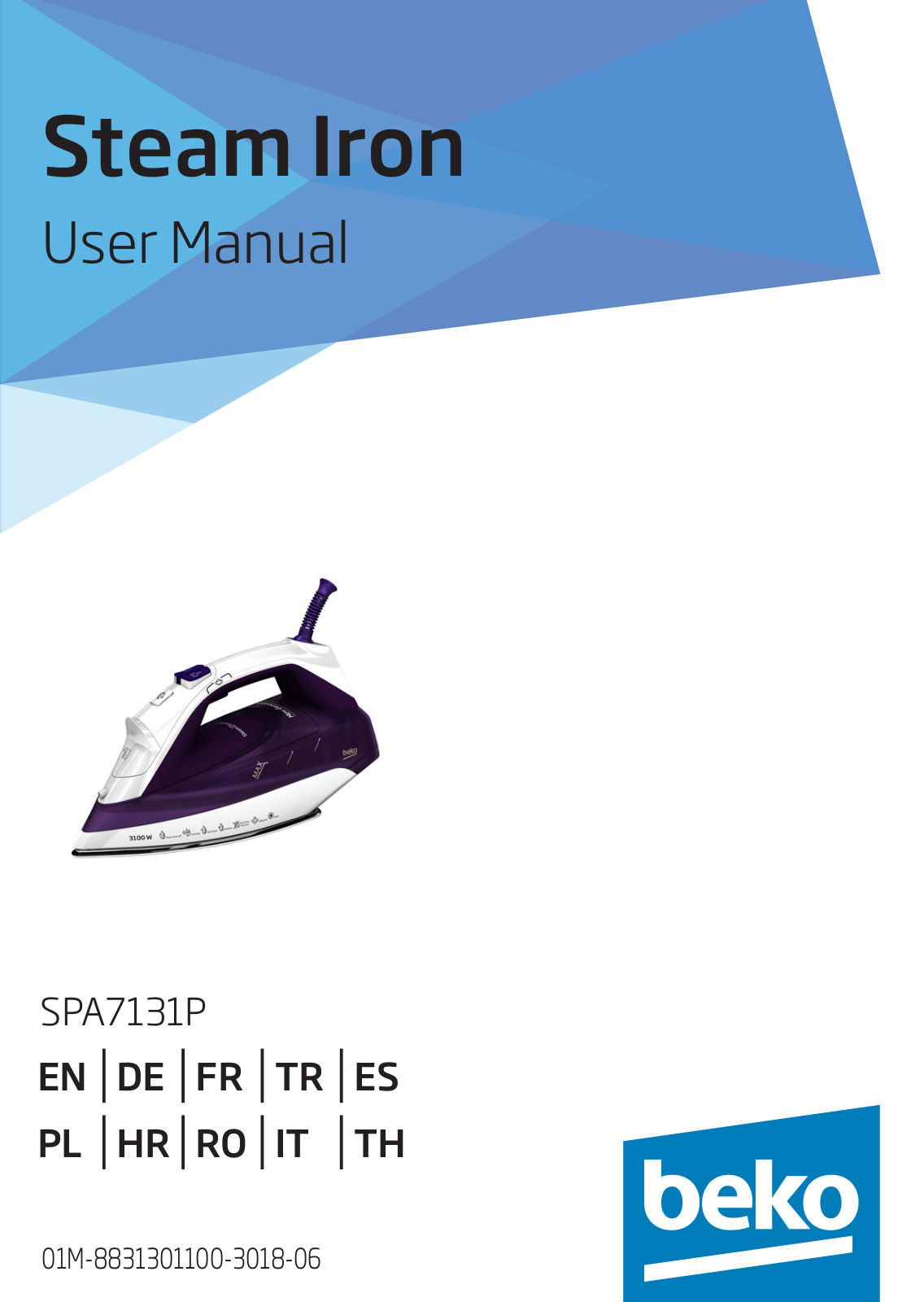 Beko SPA7131P User manual