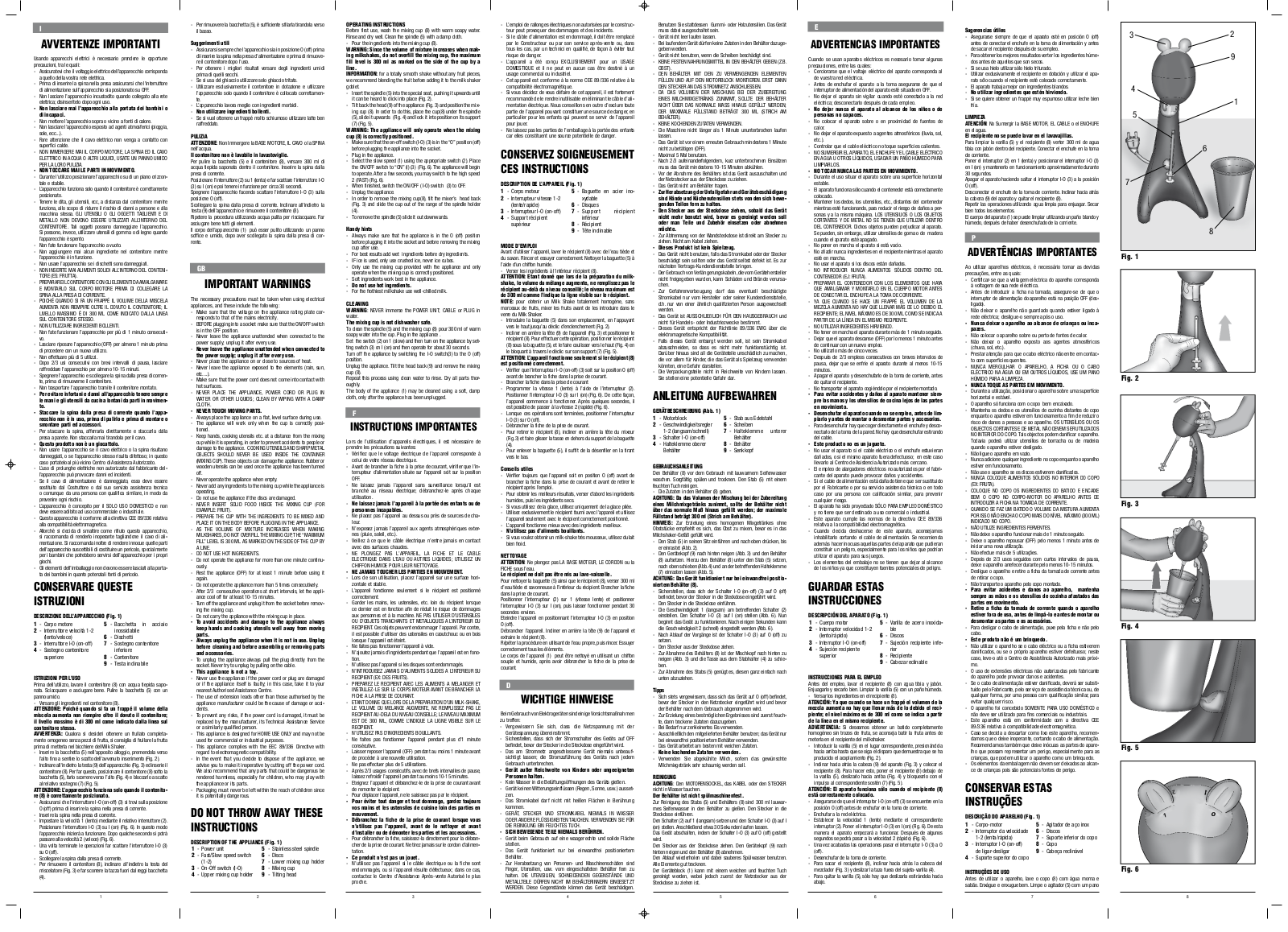 Ariete 625 User guide - ManualMachine.com
