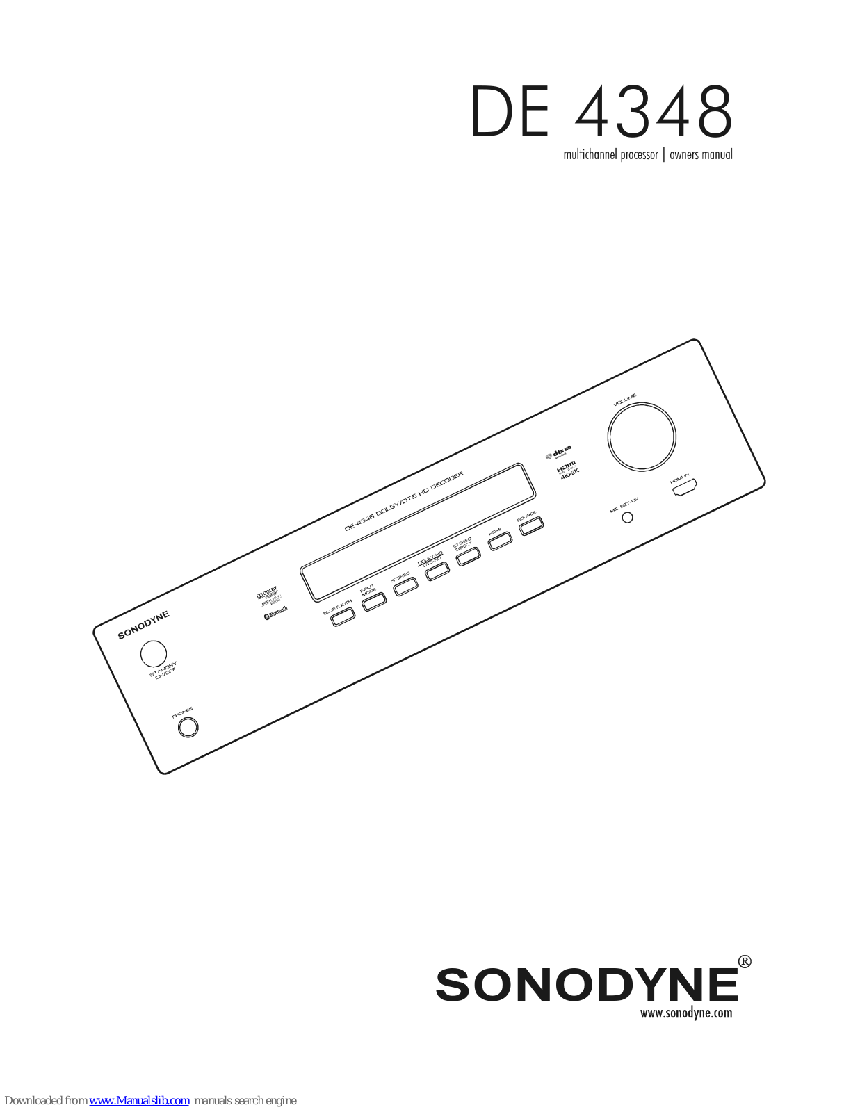 Sonodyne DE 4348 Owner's Manual - ManualMachine.com