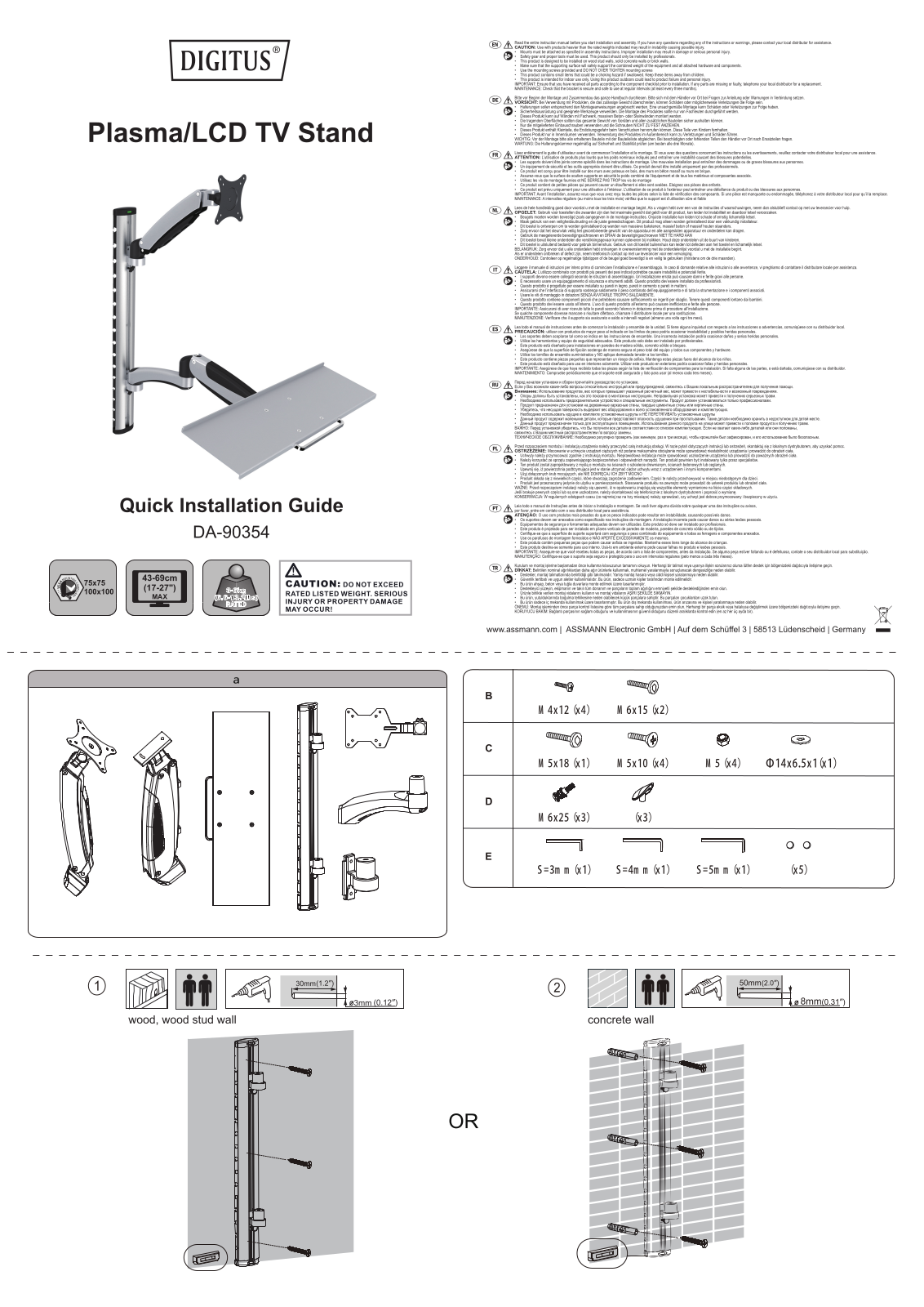 Digitus DA-90354 User manual