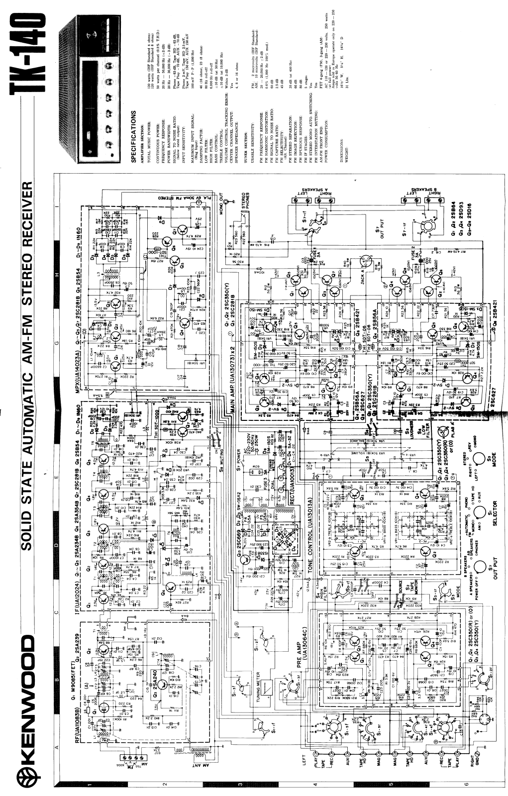 Kenwood TK-140 Schematic