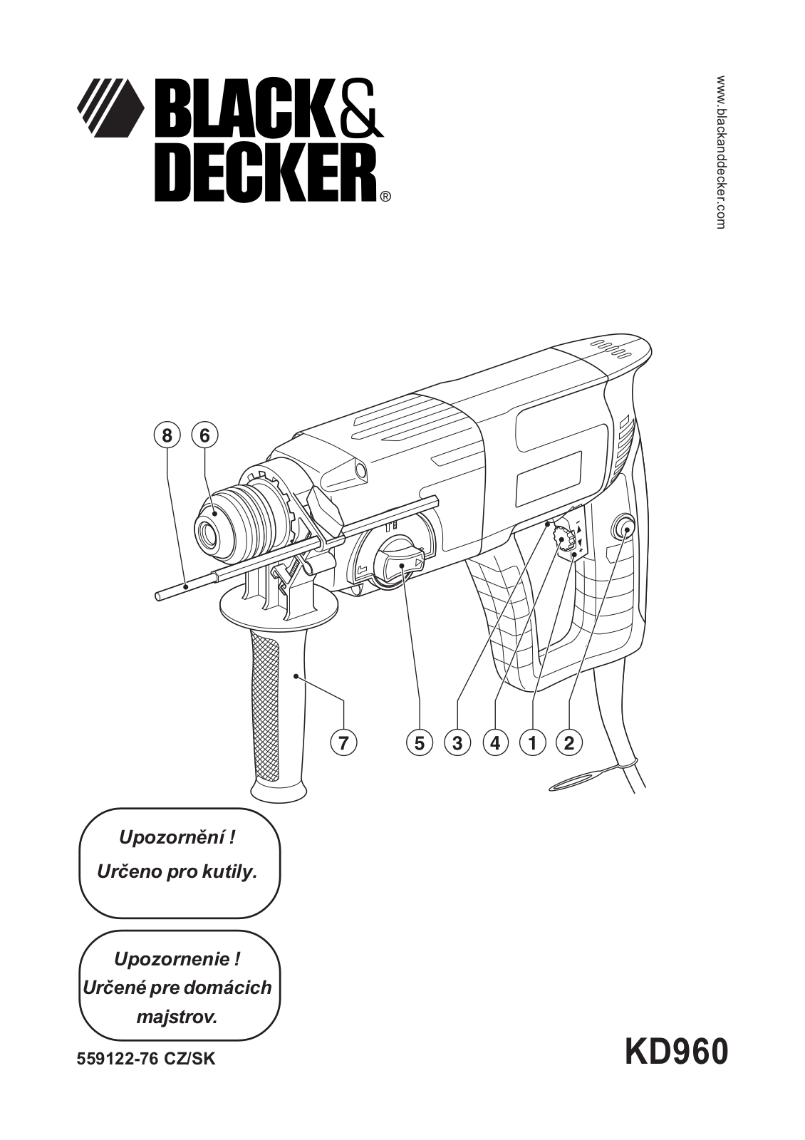 Black & Decker KD960KC User Manual