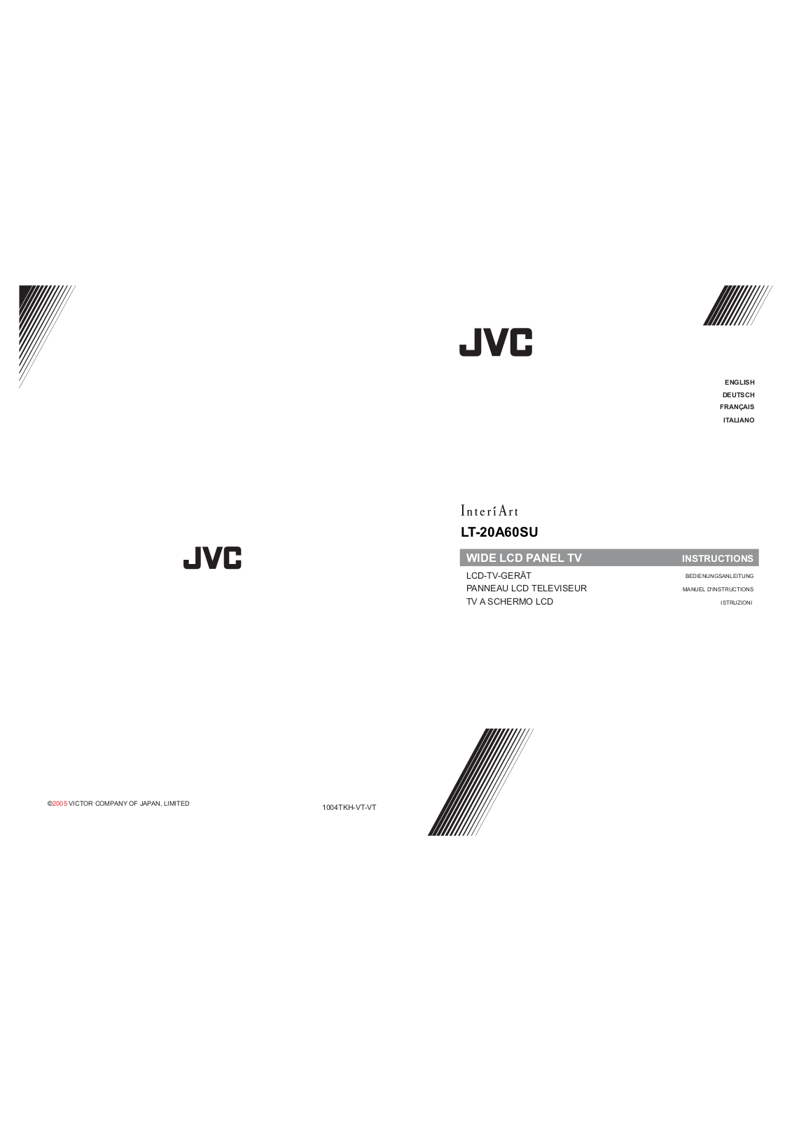 JVC LT-20A60SU User Manual