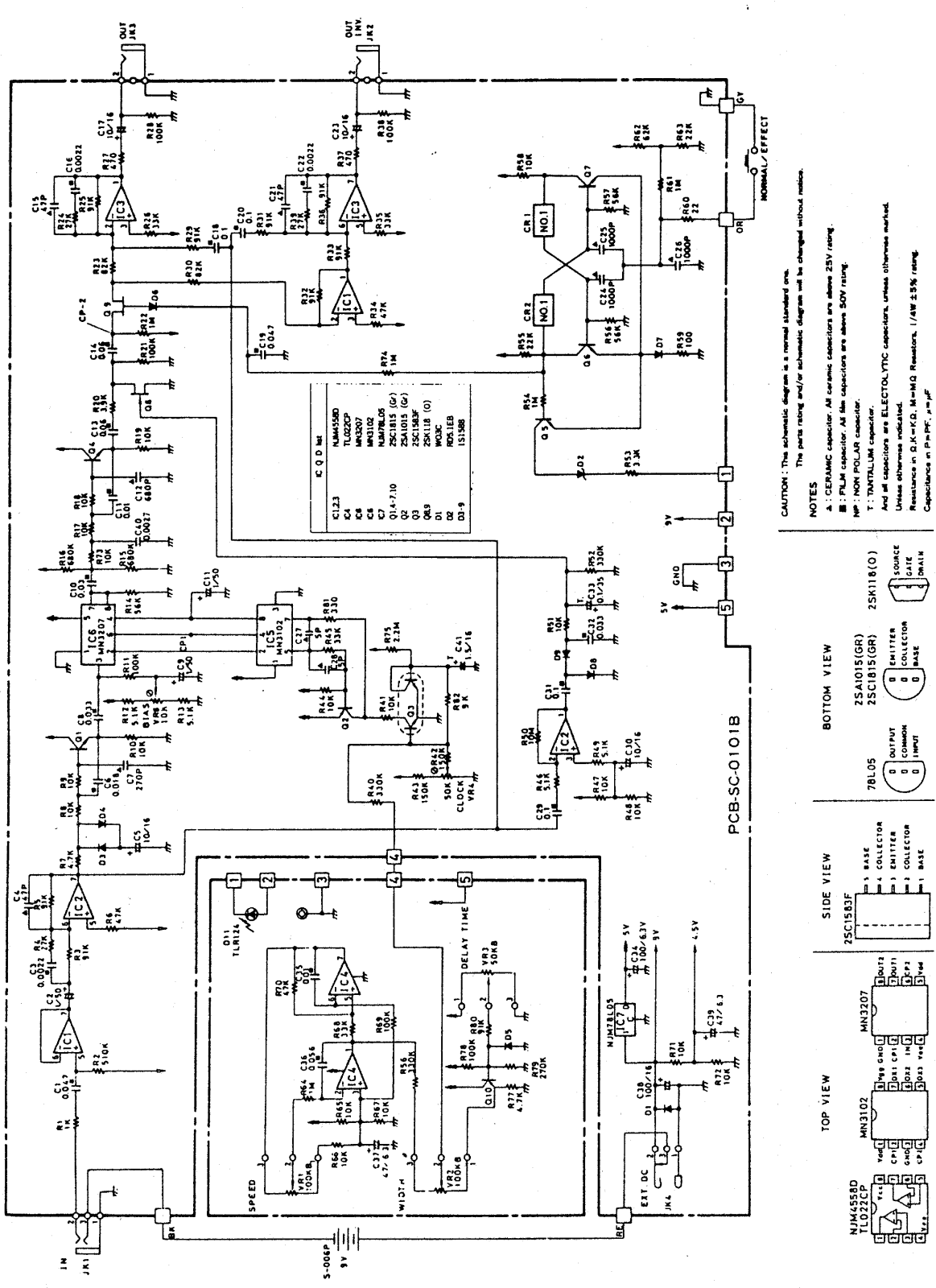 Ibanez sc10 schematic