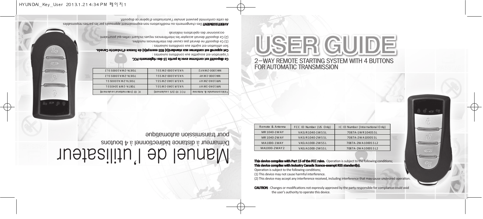 SEGI JA1000 2WSSL2 User Manual