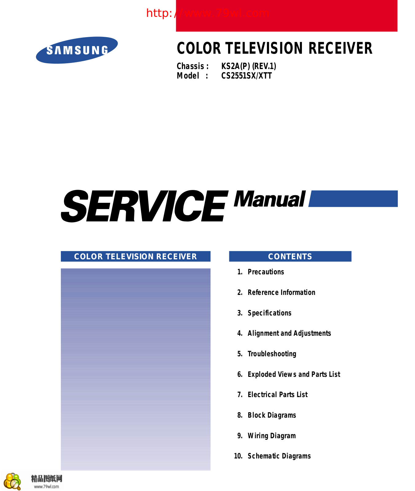 Samsung CS2551SX, CS2551SXTT Service Manual