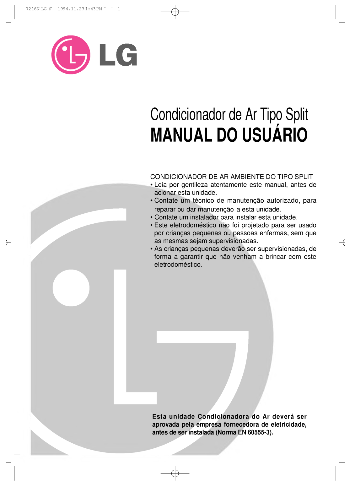 Lg C1232CD, AS12 User Manual