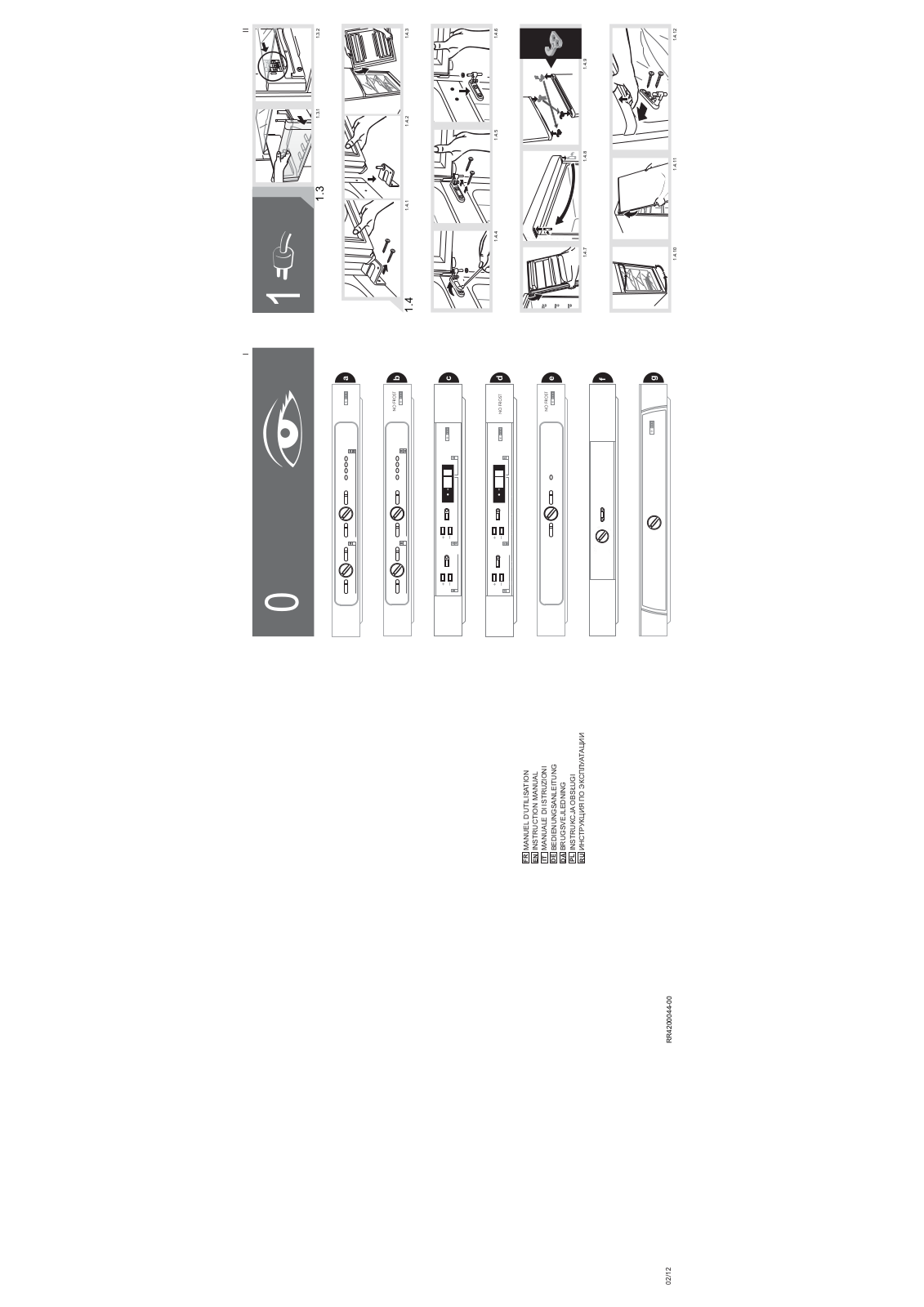 BRANDT CEN33710, BFC2322AX, BFC2272BW, BFC2322AW, BFC2322AN User Manual