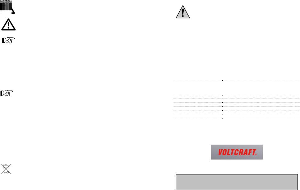 VOLTCRAFT VC209-Li User guide