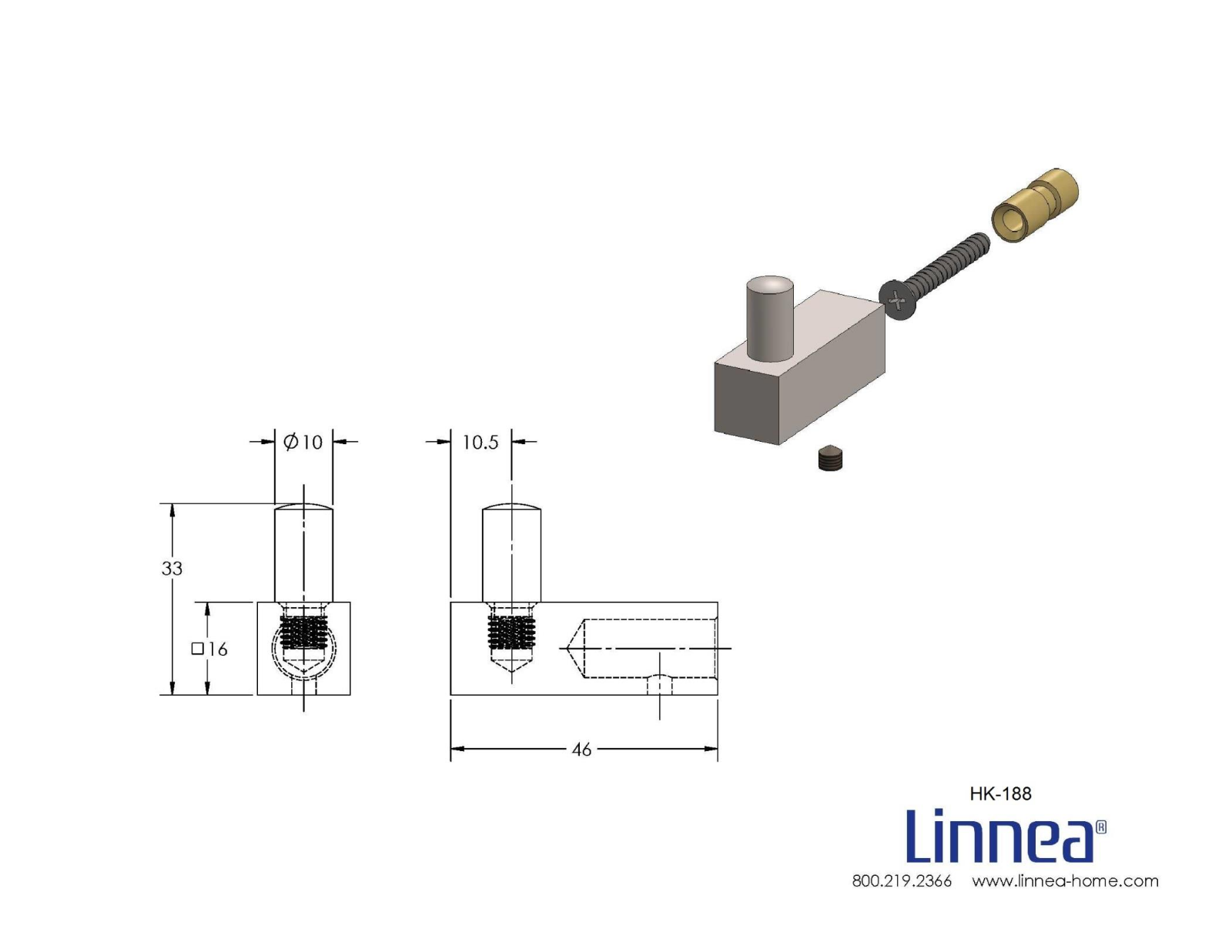 Linnea LNNE8420 Dimensions - ManualMachine.com