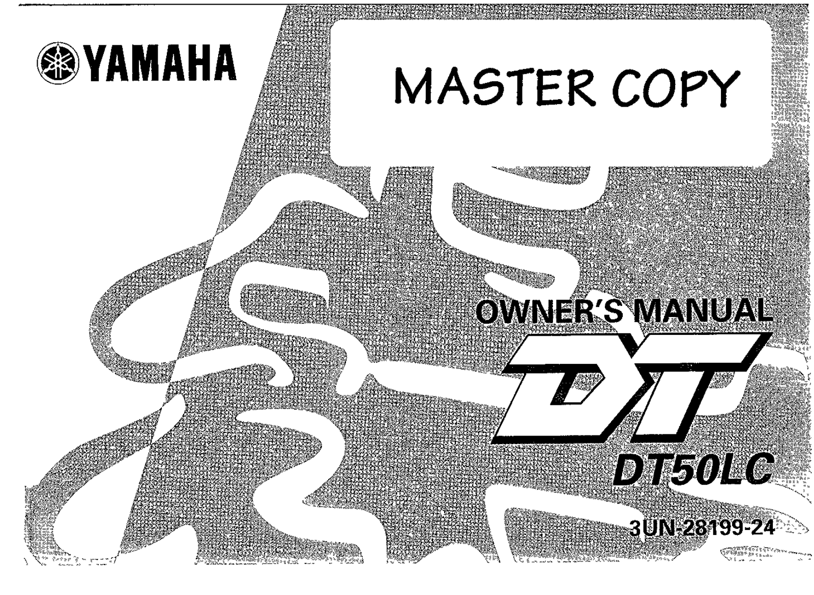 Yamaha DT50 LC 2001 Owner's manual