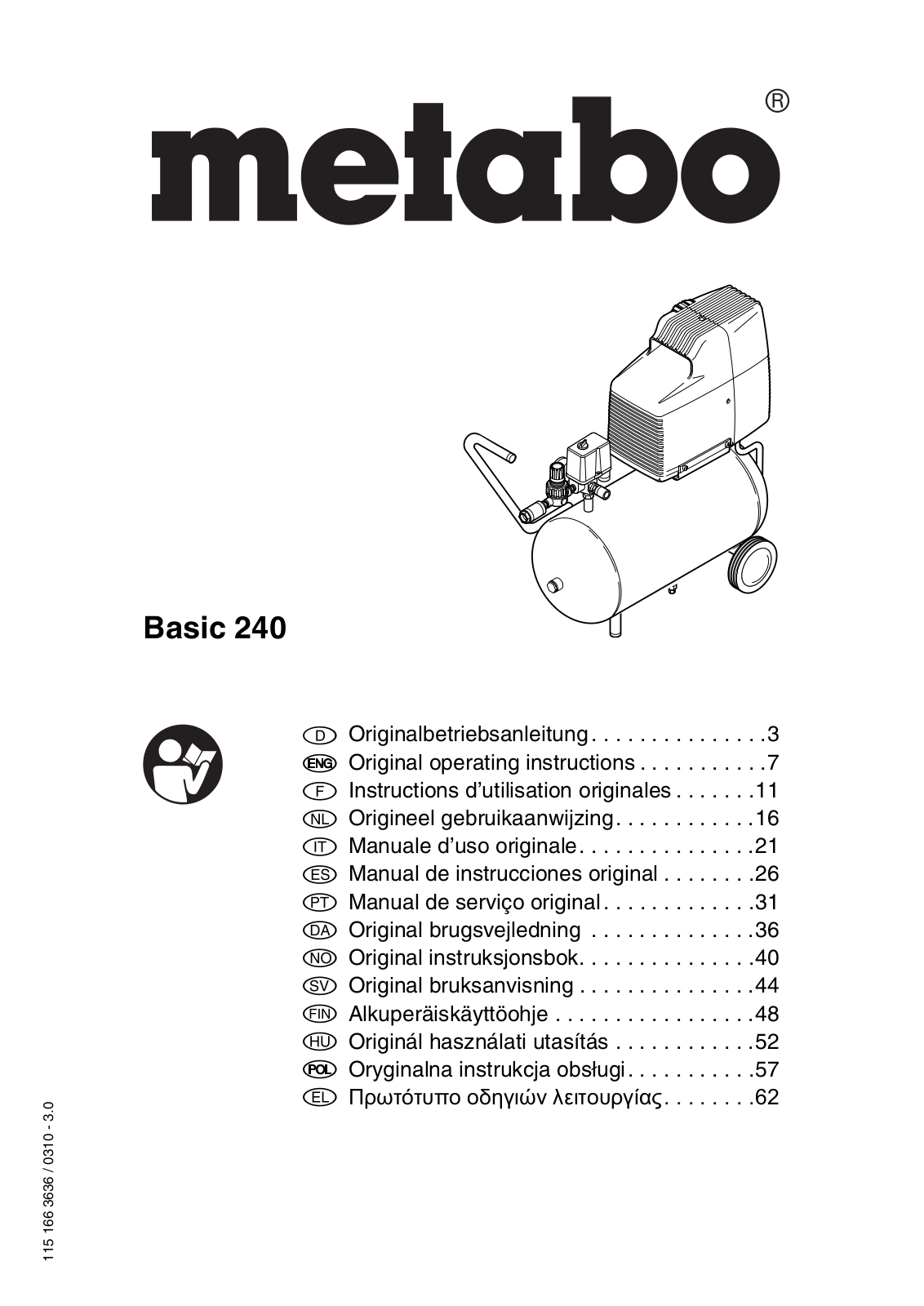 Metabo Basic 240 User guide - ManualMachine.com