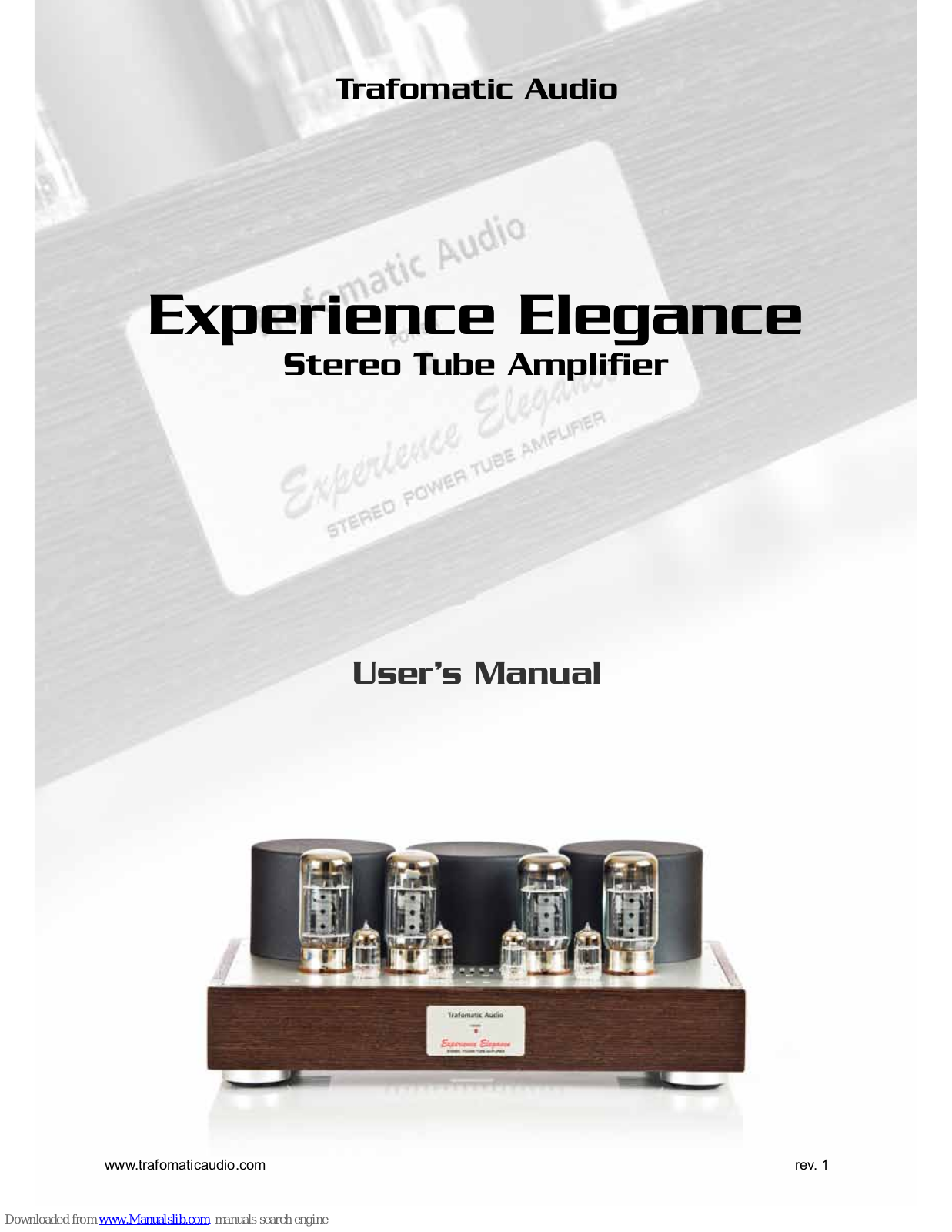 Trafomatic Audio Experience Elegnce User Manual