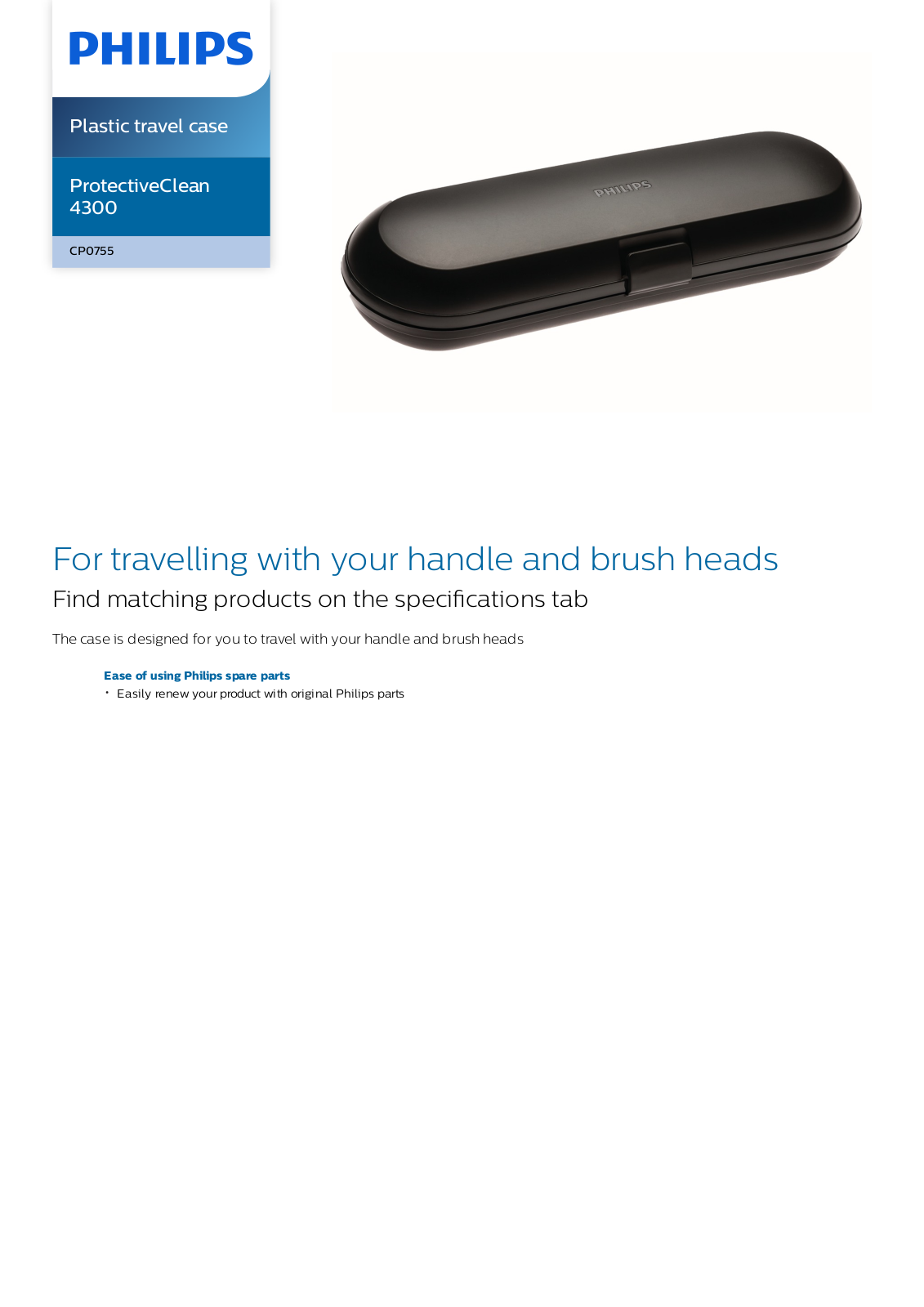 Philips CP0755/01 leaflet - ManualMachine.com