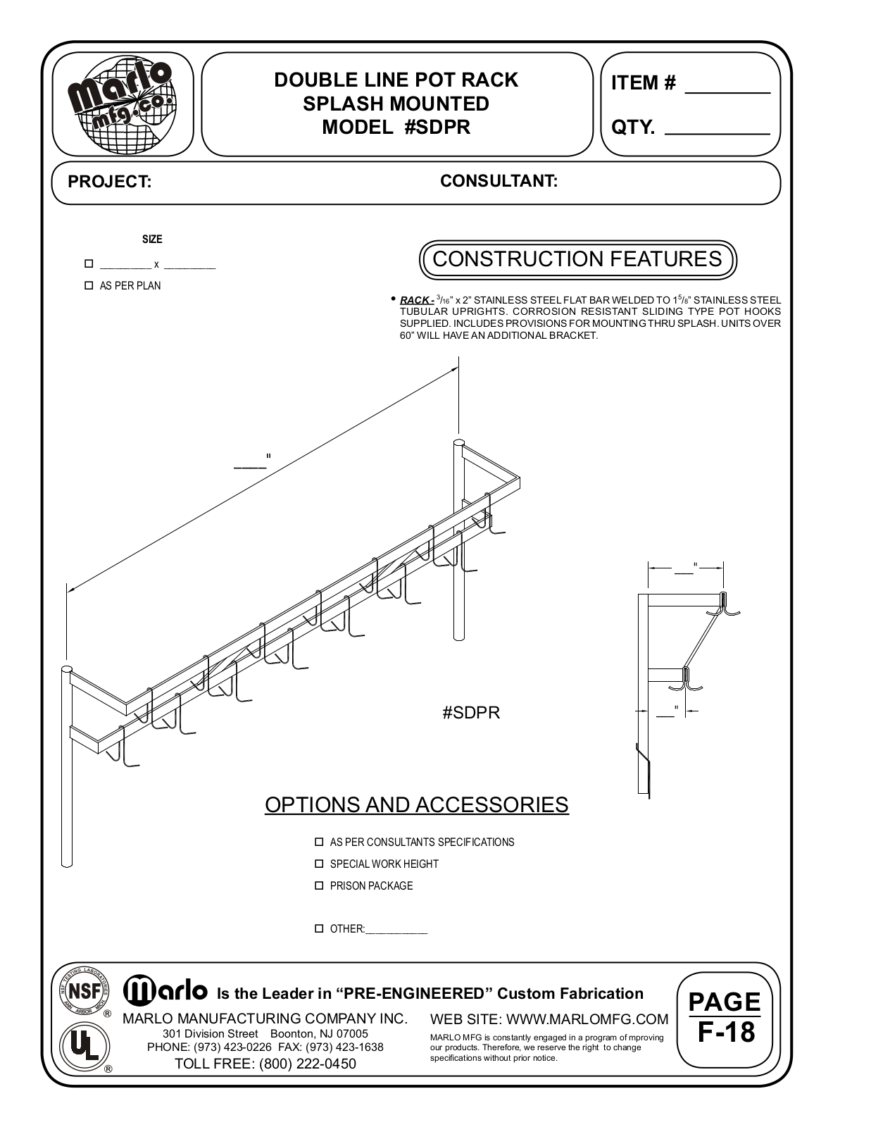 Marlo SDPR User Manual