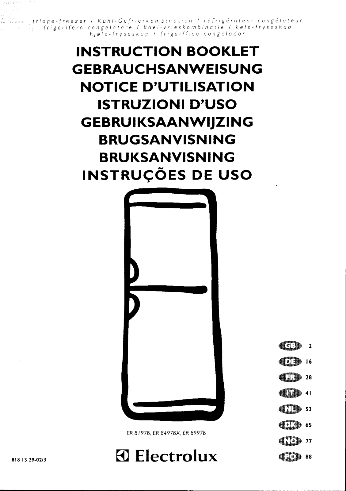 AEG ER8497BX User Manual