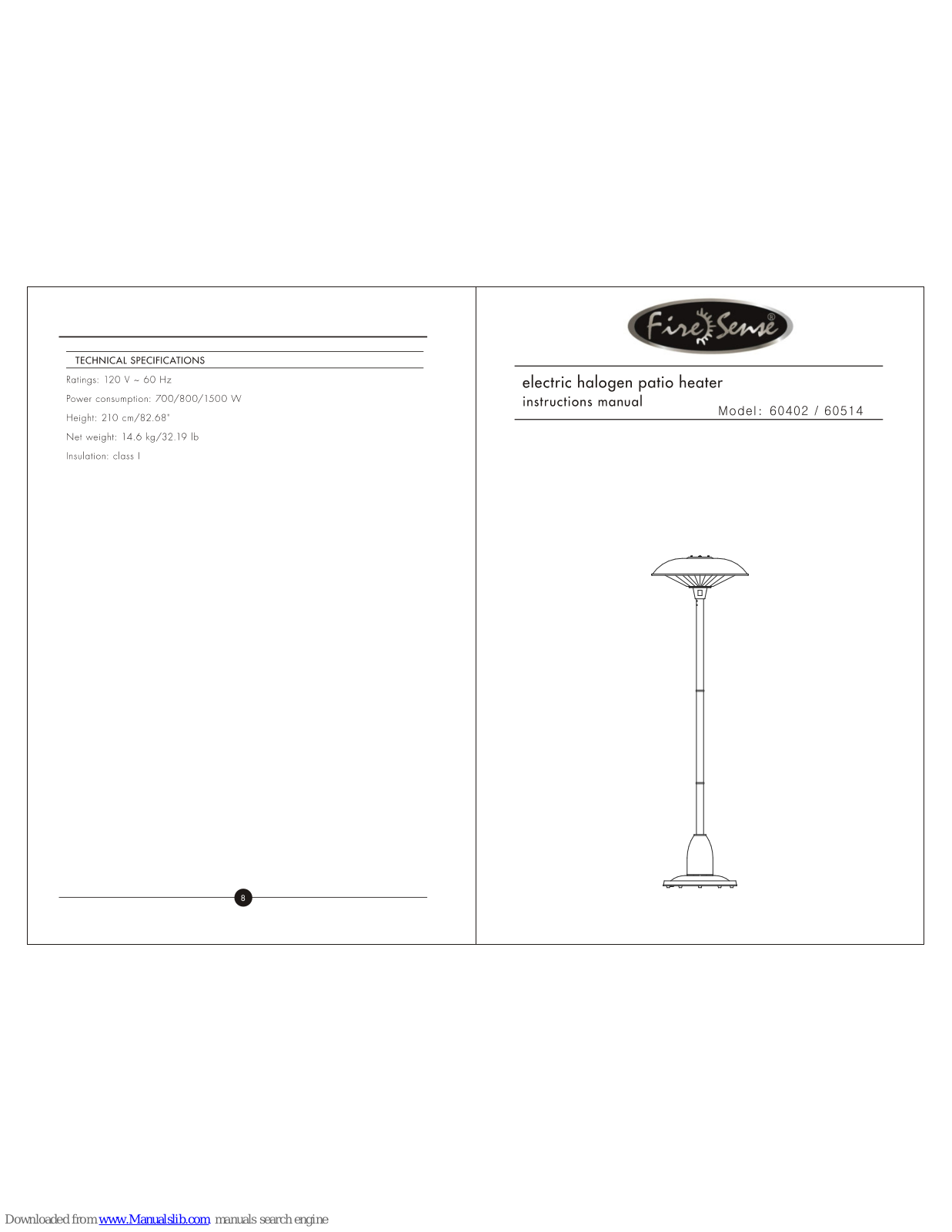 Fire Sense 60514 Instruction Manual