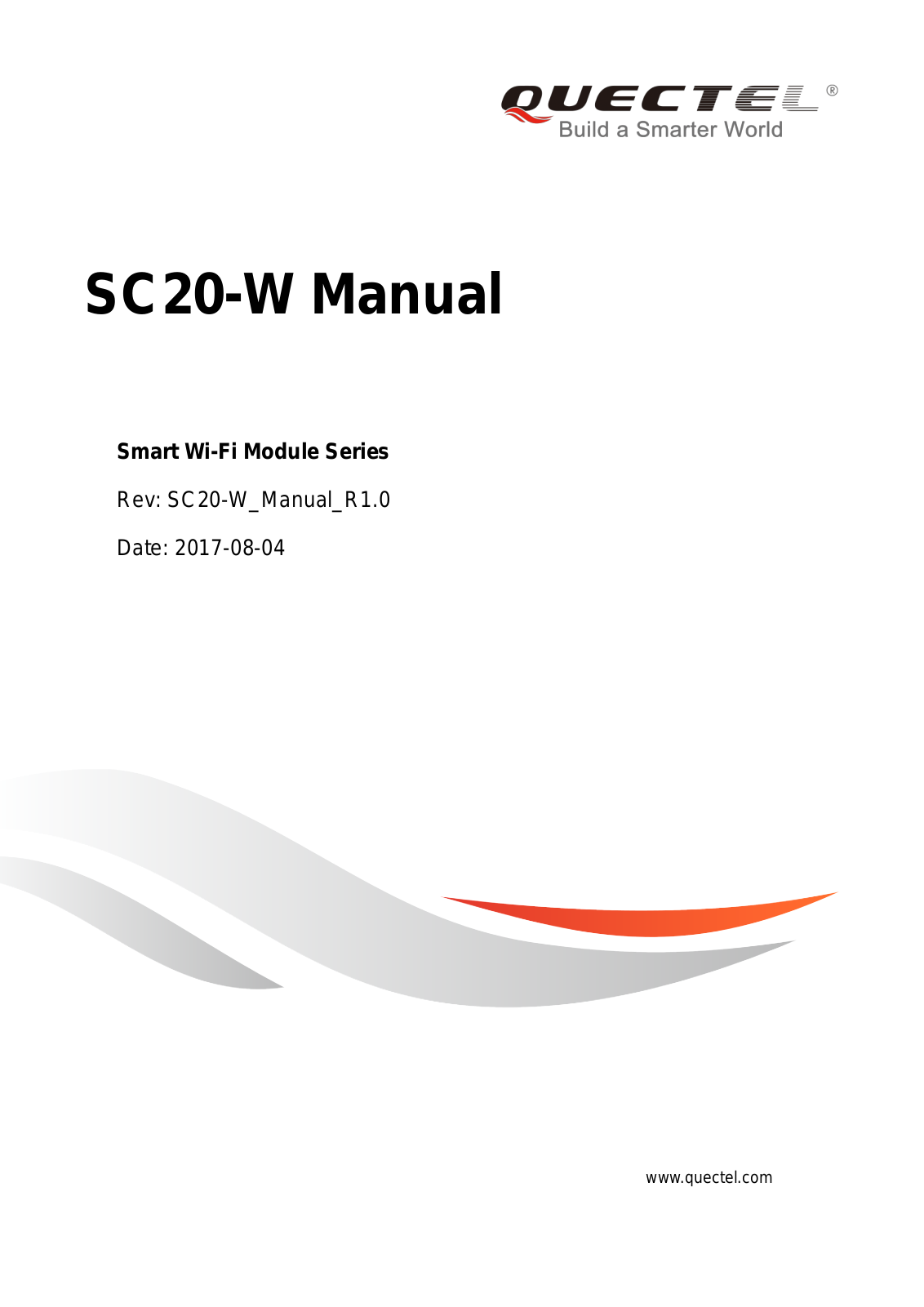 Quectel Wireless Solutions 201709SC20W User Manual