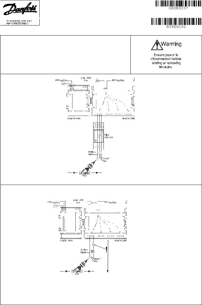 Danfoss AK-XM 208B Installation guide