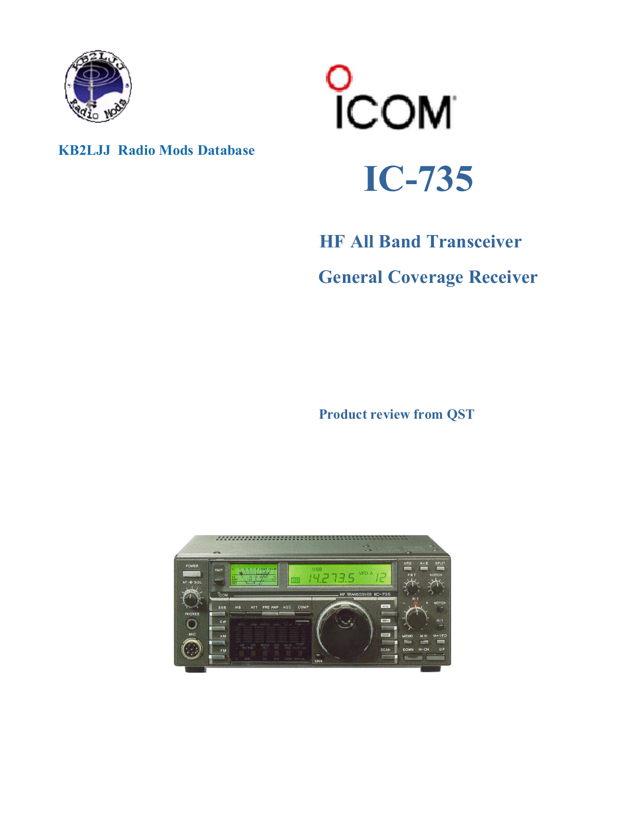 Icom IC-735 Review