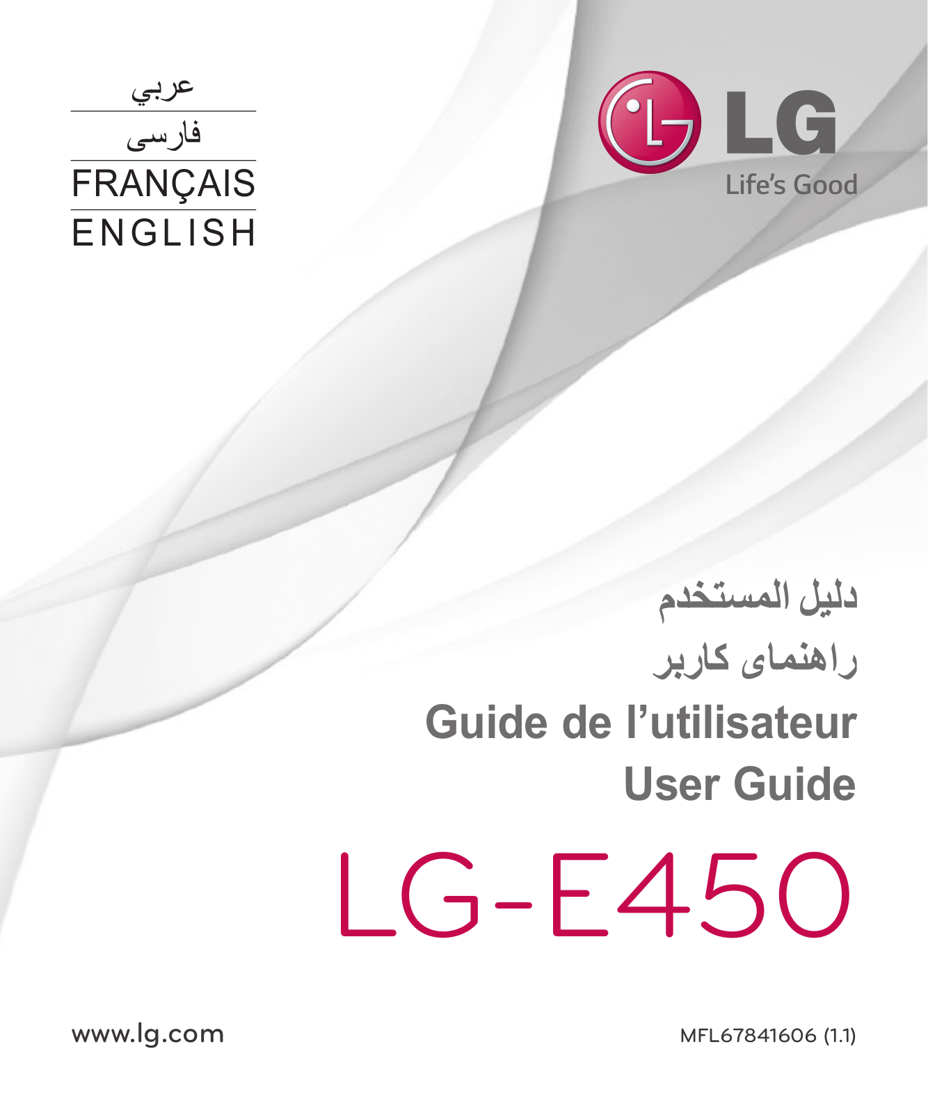 LG LGE450 Owner’s Manual