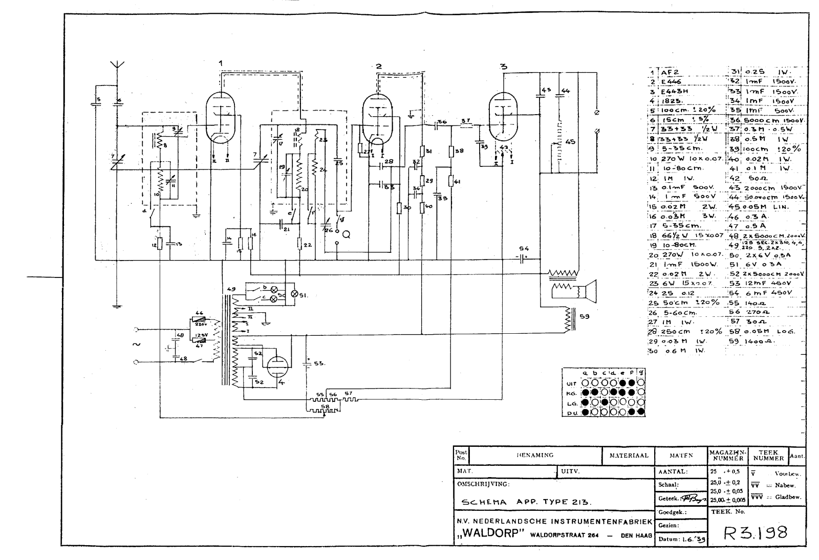 Waldorp 213 schematic