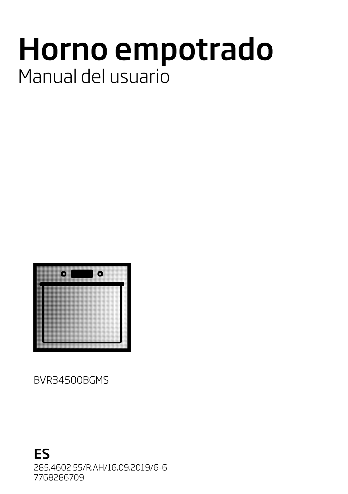 Beko BVR34500BGMS User manual