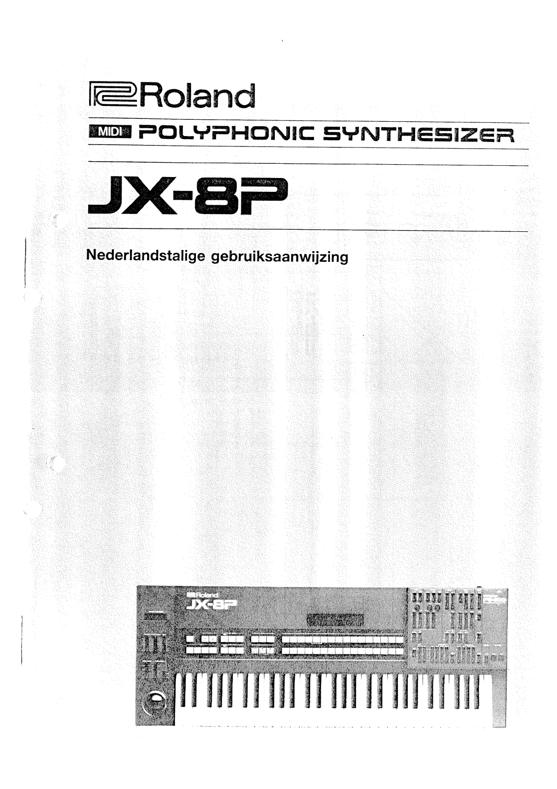 Roland JX-8P User Manual