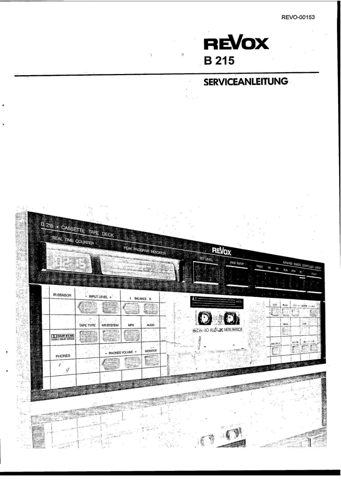 Revox B215 Schematic