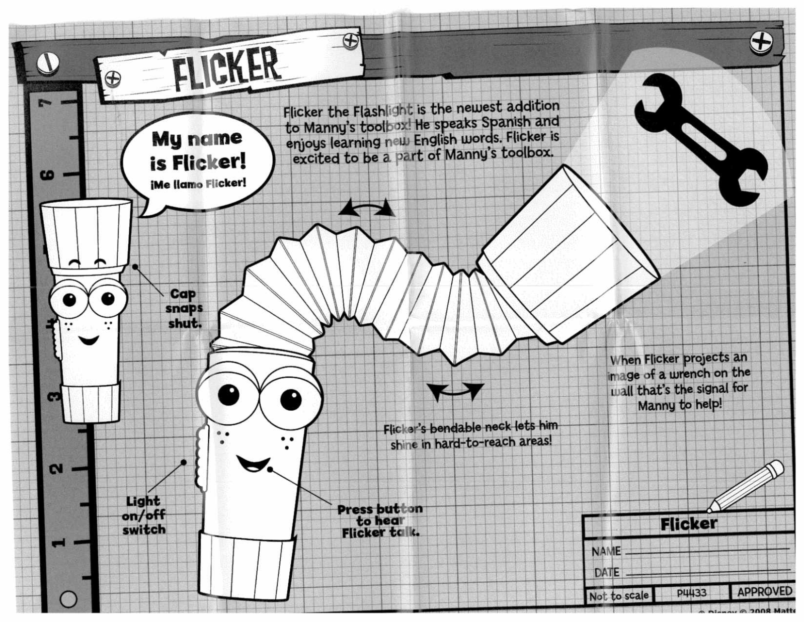 Fisher-Price P4433 Instruction Sheet