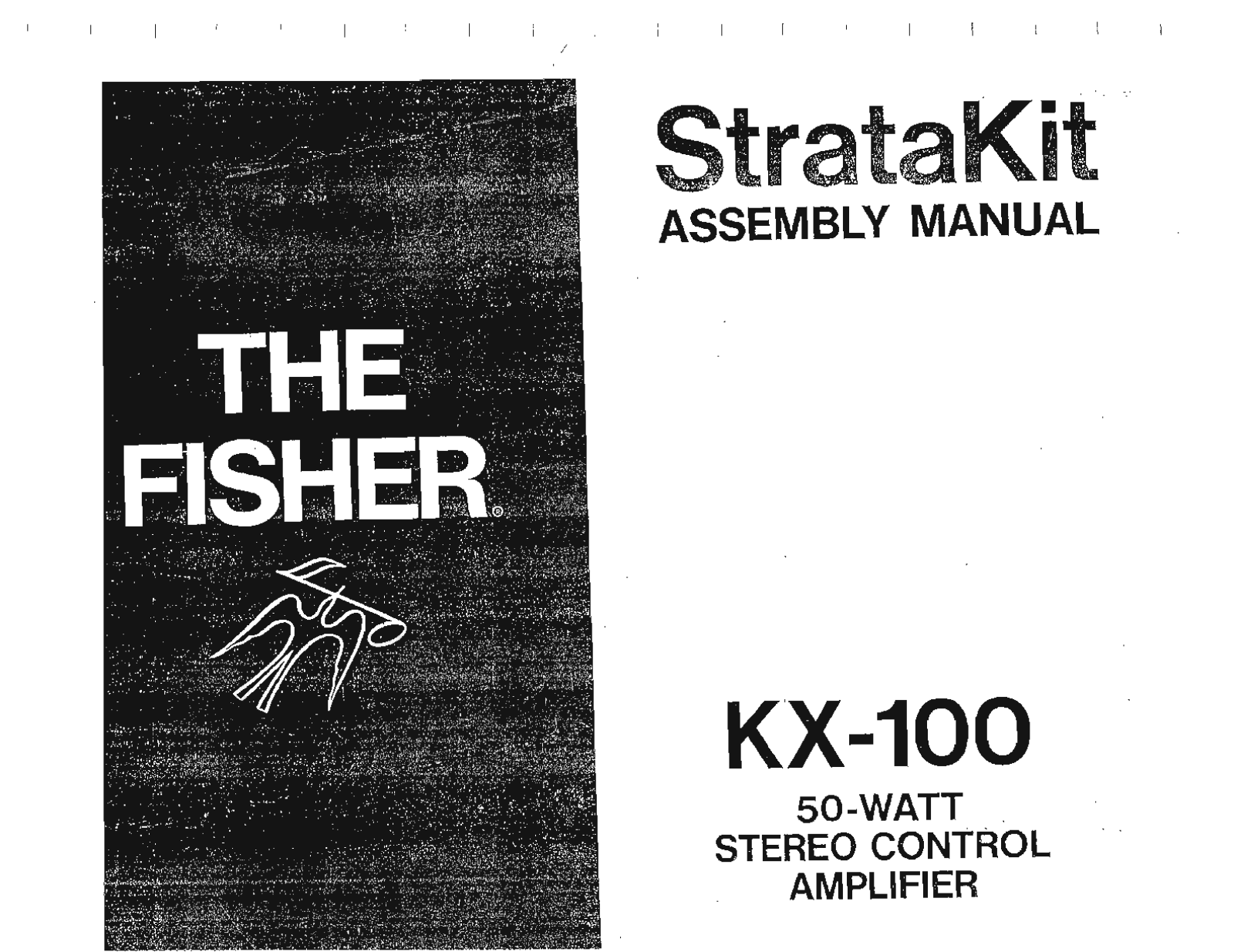 Fisher KX-100 Service Manual