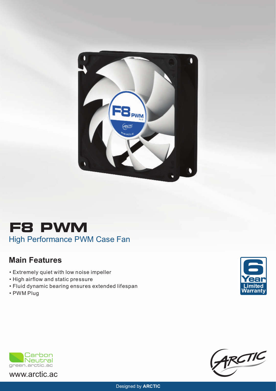 Arctic F8 PWM User Manual