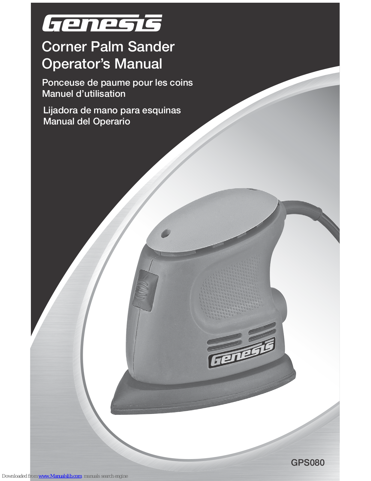 Genesis GPS080 Operator's Manual - ManualMachine.com