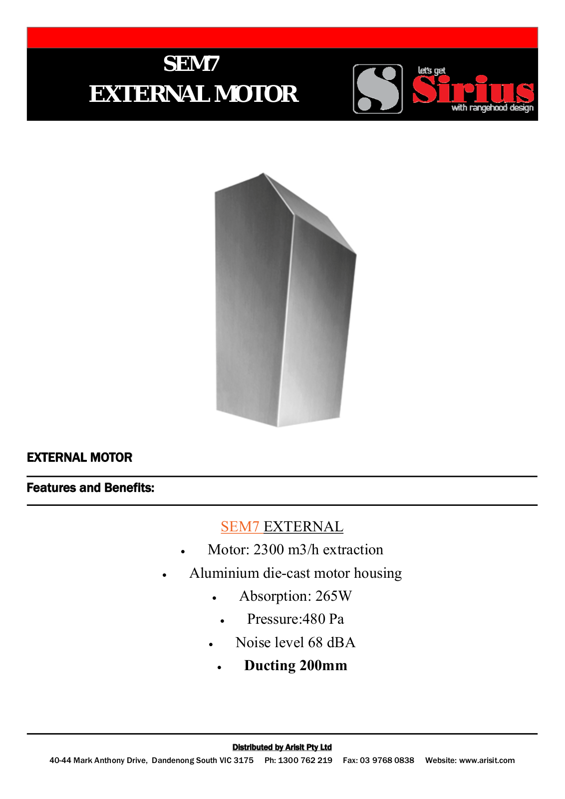 Sirius SLT952EMPSEM7XS316, SLT960EMPSEM7XS316, SLT968EMWHPSEM7XS316, SLT968EMXPSEM7XS316, SDD2LEMTC1180PSEM7XS Specifications Sheet