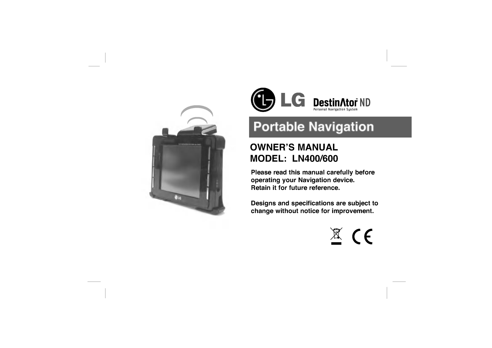 LG LAN-S450 User Manual