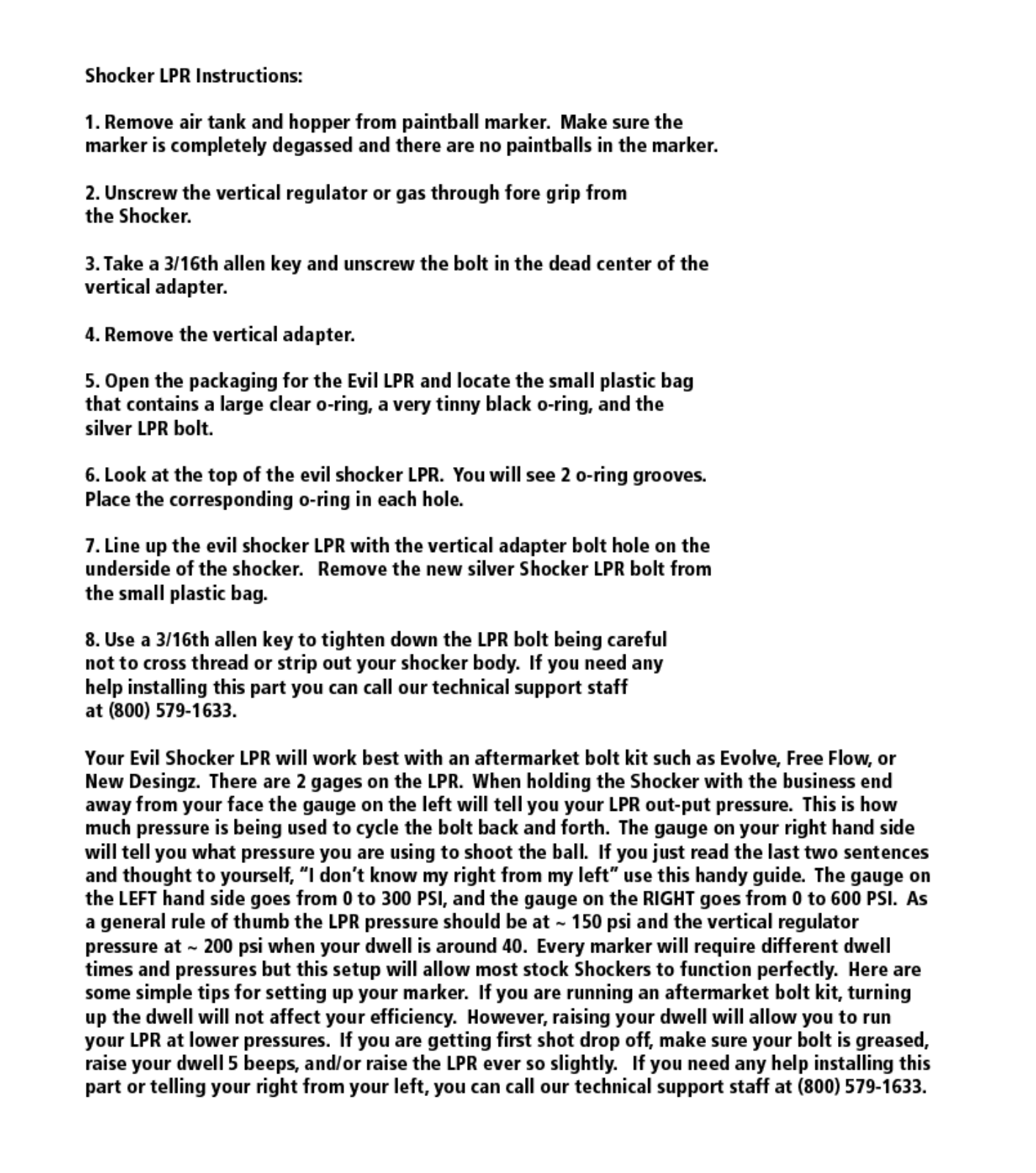 Evil Shocker LPR User manual - ManualMachine.com