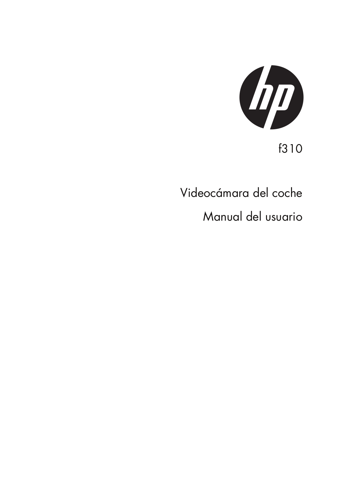 Hewlett-Packard F310 User Manual