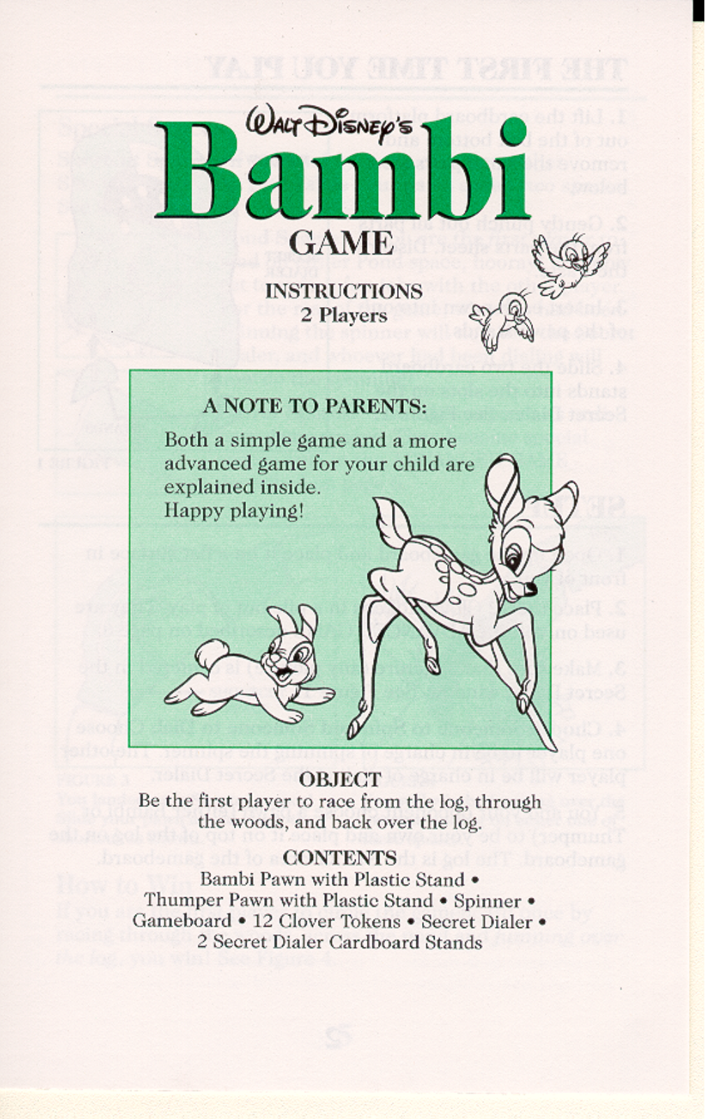 Hasbro BAMBI User Manual