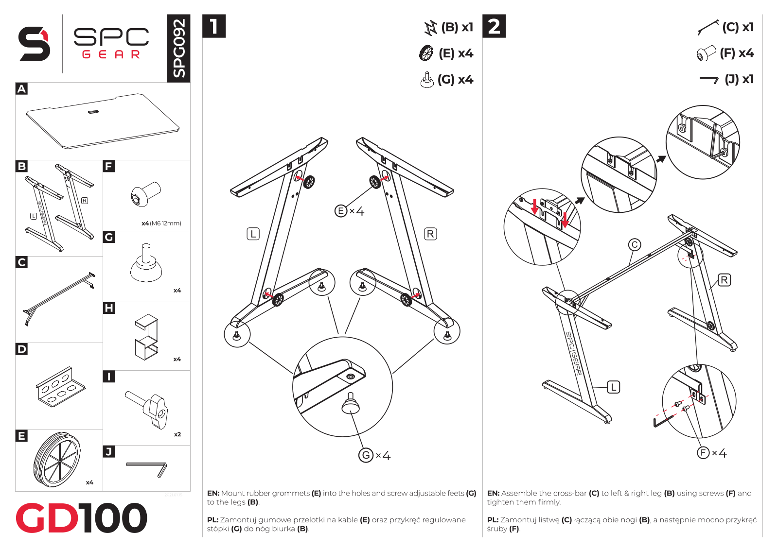 SPC GEAR GD100 User guide - ManualMachine.com