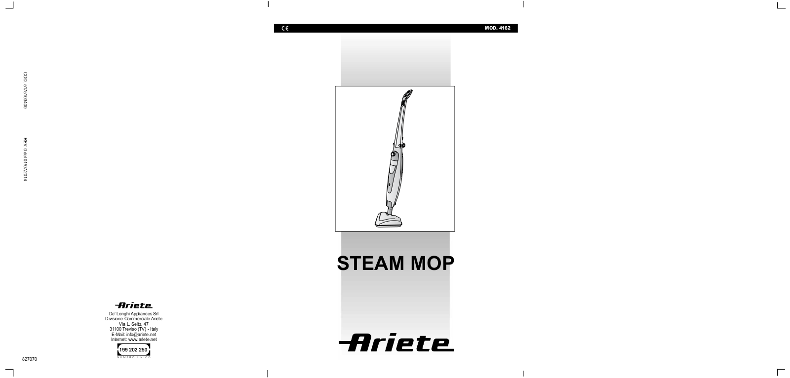 Ariete 4164 User Manual