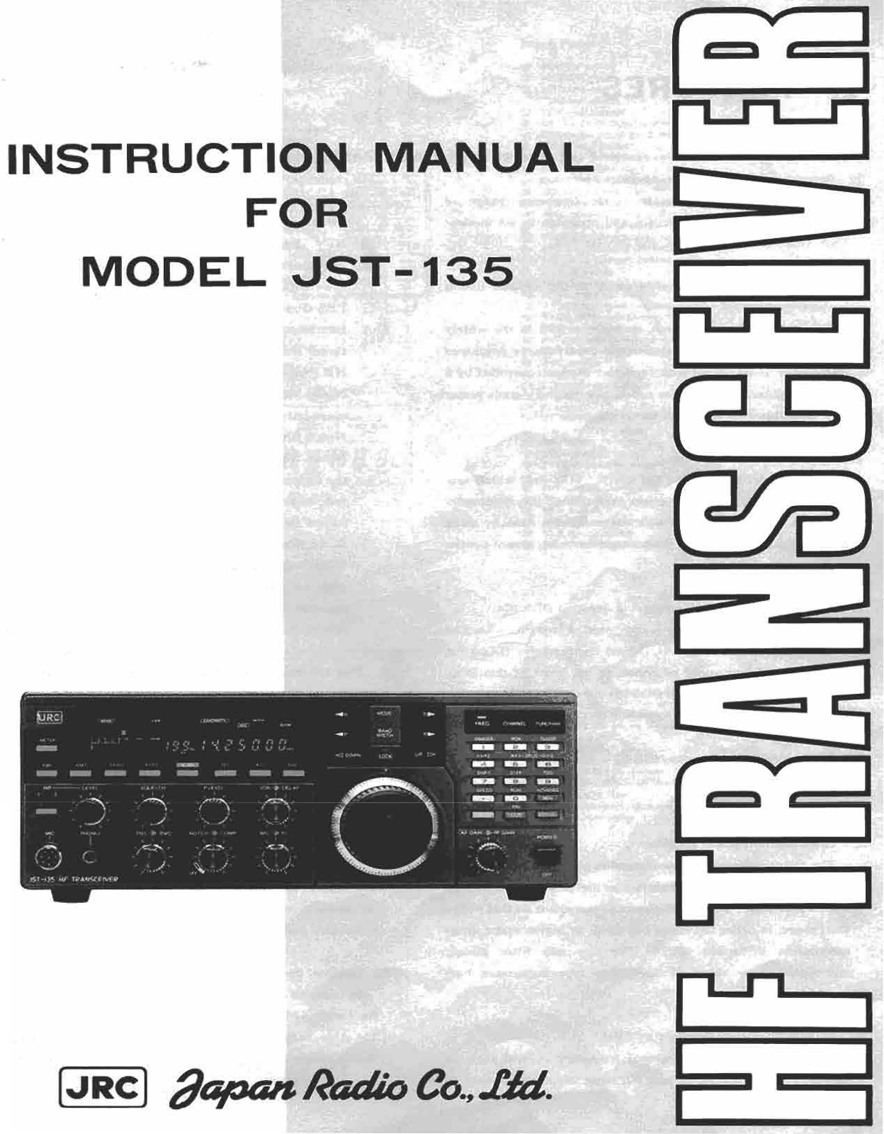 Inne jrc jst 135 instr man Schematic