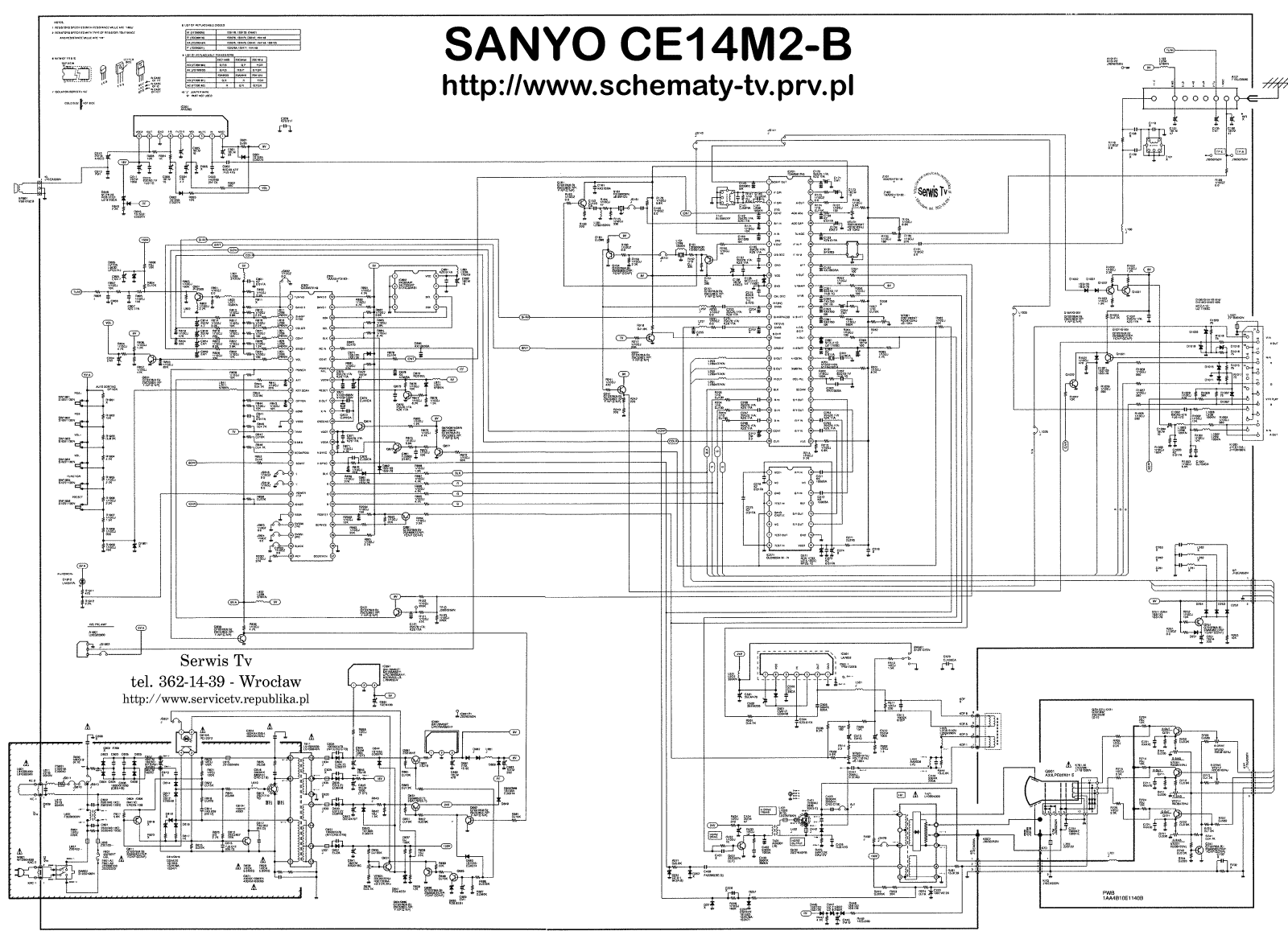 SANYO CE14M2-B Diagram