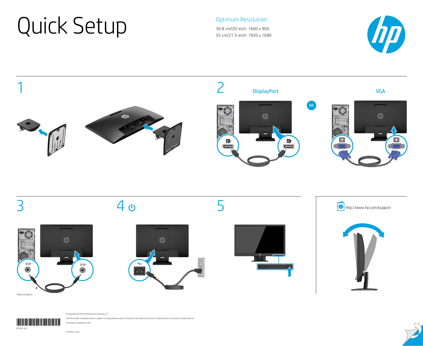 Hewlett Packard X7R62AA Quick Start Guide