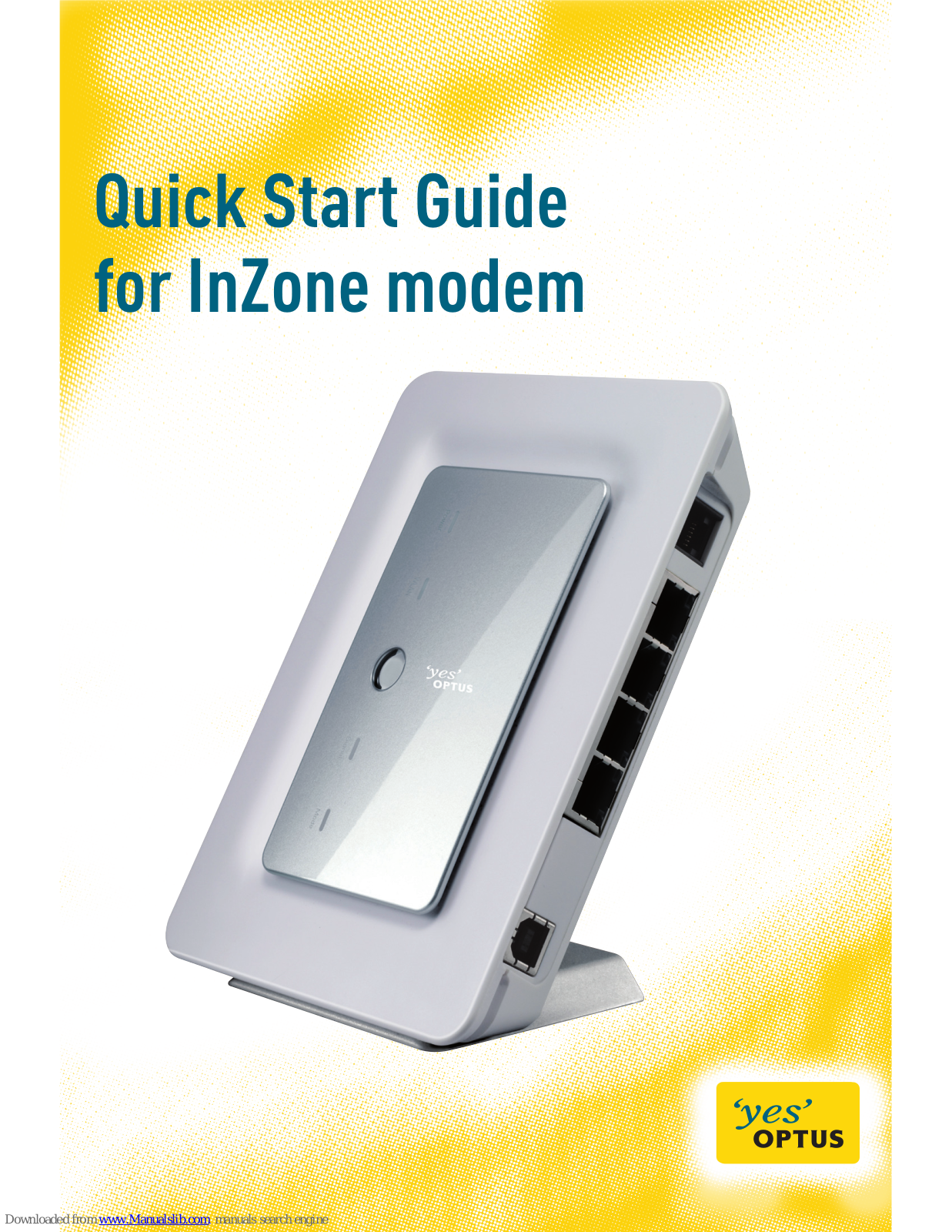 Optus InZone Quick Start Manual