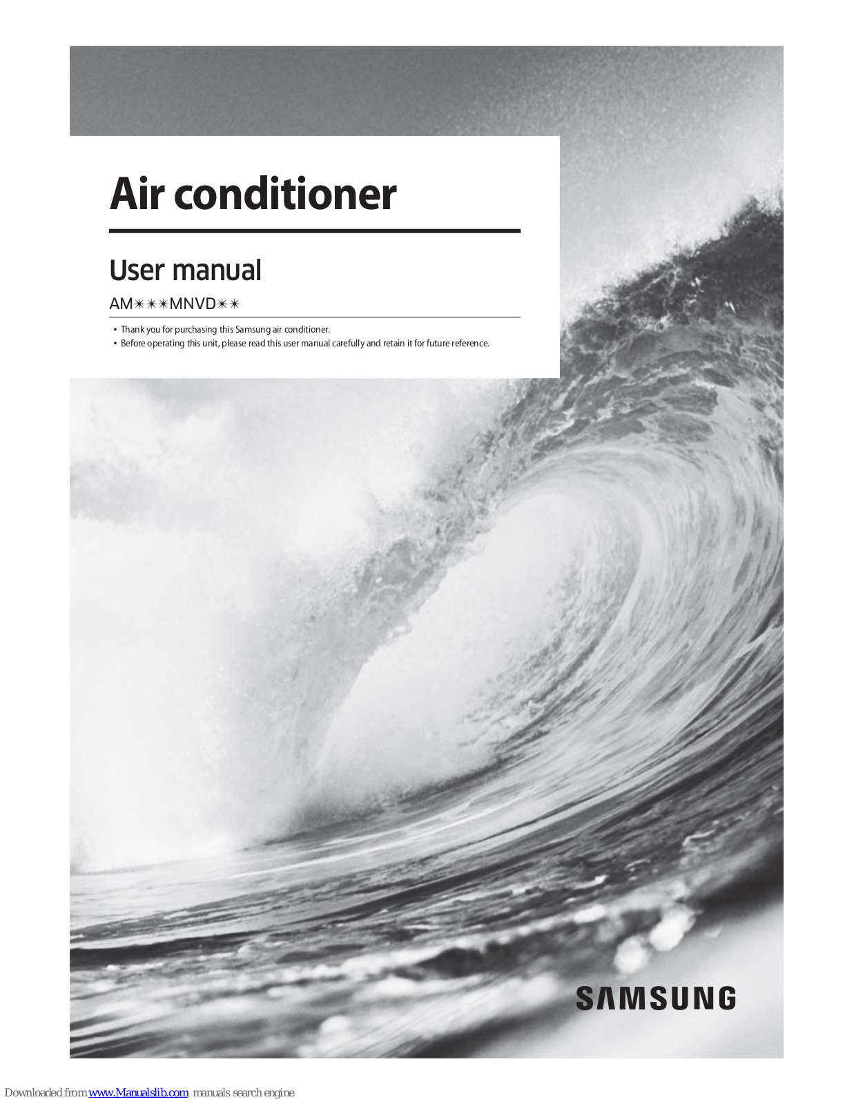 Samsung AM028JNVDEH/TK, AM036JNVDEH/TK, AM022JNVDEH/TK, AM015JNVDEH/TK, AM056JNVDEH/TK User Manual