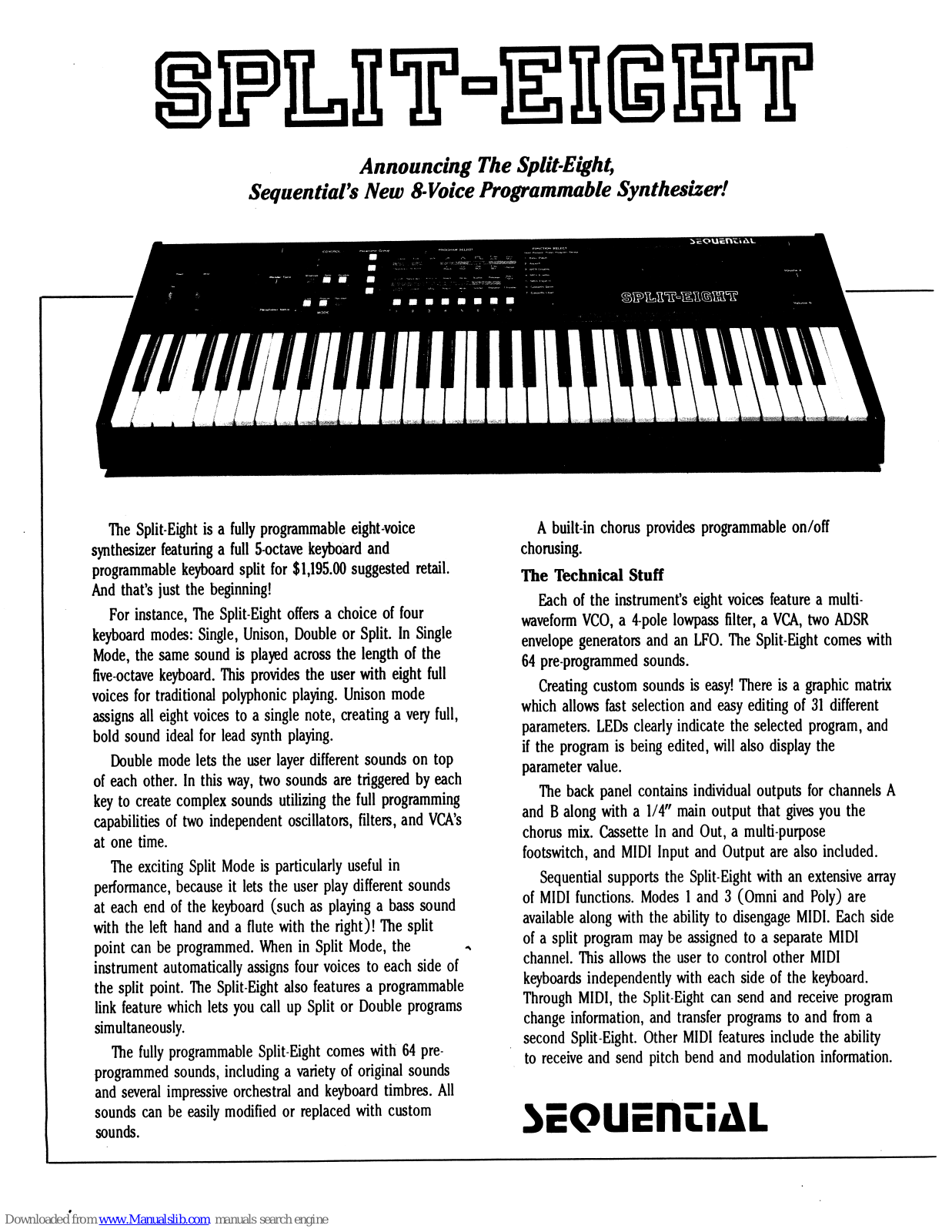 sequential-circuits Sequential Circuits Split-Eight split_eight_user_manual - ManualMachine.com
